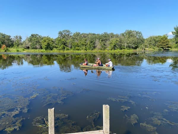 People boating