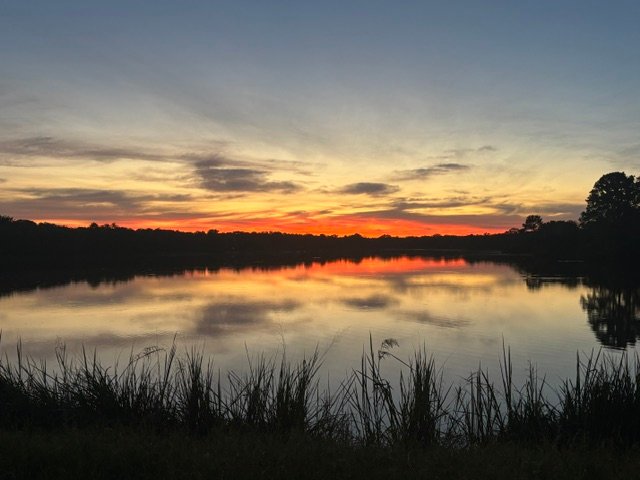 Sunset at the lake